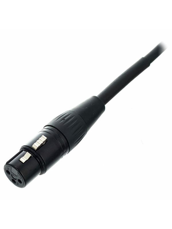 Pro sssnake XLR 3 pin Male - XLR 3 pin female cable Black 10 M