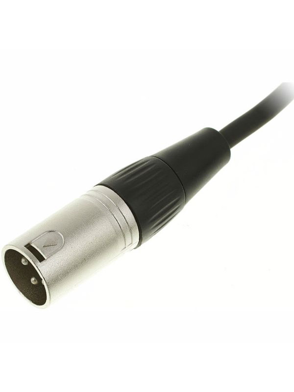the sssnake XLR 3 pin Male - XLR 3 pin female cable Black 6 M